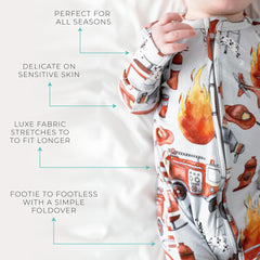 Posh Peanut newborn version with fold-over mittens for cozy warmth.