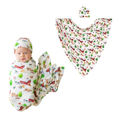 Posh Peanut swaddle blanket shows soft bamboo fabric for gentle newborn comfort.