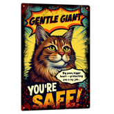 Posteretro Maine Coon tin sign design adds vintage flair to cat lovers' walls