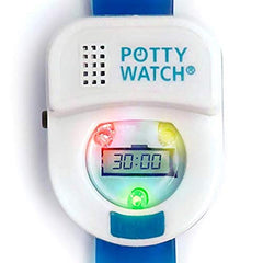 Potty Time Potty Watch emitting music for a fun potty routine.