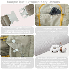 POVENK ergonomic M-position supports baby's hip alignment.