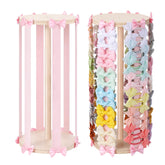 POVETIRE Hair Bow Holder pink neatly stores accessories for quick access