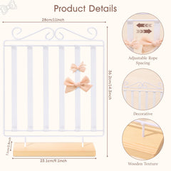 POVETIRE hair-clip-storage-stand stores clips neatly for quick access.