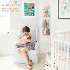 POVETIRE wood stick support provides sturdy retention for hats and clips