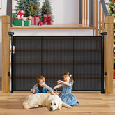 Pravoluxmax 42-inch height gate protecting stairs for child and pet safety