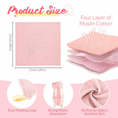Preboun absorbent baby towel close-up highlighting high absorbency