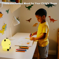 Premier Group panda night light emits a soft warm glow ideal for bedtime routines.