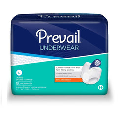 Prevail adult incontinence underwear product shot showing maximum absorbency and comfortable fit.