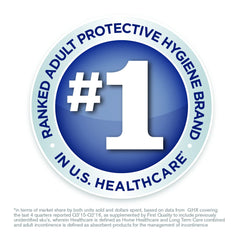 Prevail Bariatric Brief absorbent core view highlights Quick Wick and advanced zoning.