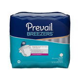 Prevail Breezers pack shot showing discreet daily protection.