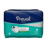 Prevail incontinence briefs small pack 16-count offering discreet protection.