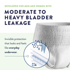 Prevail Omni-Odor Guard neutralizes odors for confident all-day wear.
