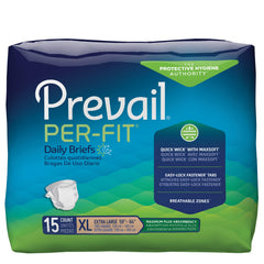 Prevailper-Fit Extralarge front-pack view shows discreet protection and comfortable fit.