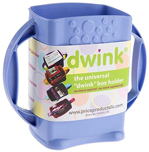 Price Products Dwinkbox lavender holder stabilizes drinks and reduces spills for kids