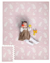 Primica baby foam tiles interlocking layout creates a soft, safe play surface.