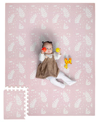 Primica baby foam tiles interlocking layout creates a soft, safe play surface.