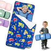 Primlect nap mat with dinosaur design offers cozy naps for toddlers.