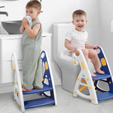 PRIMLECT Potty Seat front view highlighting ultra-stable triangular supports for toddlers