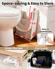 Primlect potty seat splash guard helps prevent splashes for cleaner bathrooms