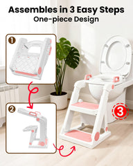 Primlect potty seat stability triangular base for secure placement