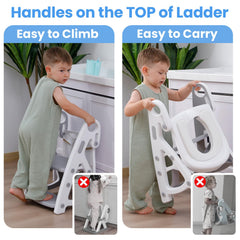 PRIMLECT enlarged pedal provides a larger step for easy sitting and learning independence.