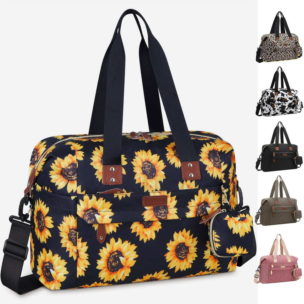 Pritent Diaper Bag Tote front view with roomy main compartment for quick access