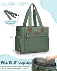 Pritent diaper bag tote multiple pockets for everyday organization