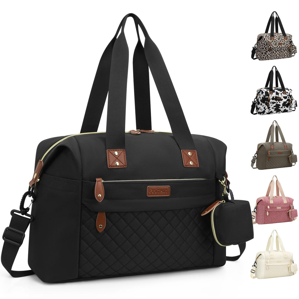 Pritent Diaper Bag Tote with pacifier case enables quick access to essentials