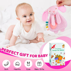 Pro Goleem Bunny Lovey's vibrant colors stimulate visual attention during exploration.