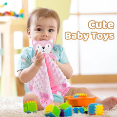 Pro Goleem Loveys fox security blanket helps babies feel safe anywhere.