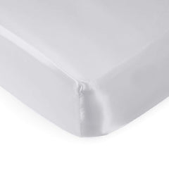 Pro Goleem satin soft crib sheet on mattress for gentle nightly comfort