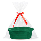 Pro Goleem small woven basket with gift bag and ribbon for ready-to-gift presentation.