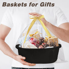 Pro Goleem rope storage basket helping tidy surfaces and shelves.