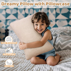 13x18 inch Pro Goleem toddler pillow sized for toddlers at bedtime