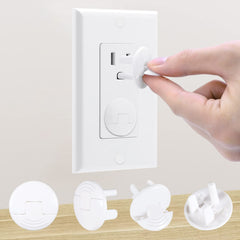 probebi outlet covers 52pack white on outlet, easy child safety