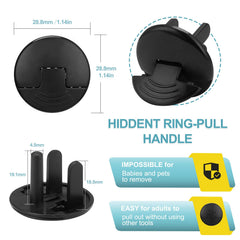 probebi outlet covers in use provide practical protection in living rooms and kitchens