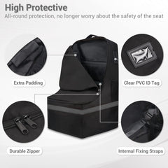 ProFaster car seat travel bag folded compact for easy storage