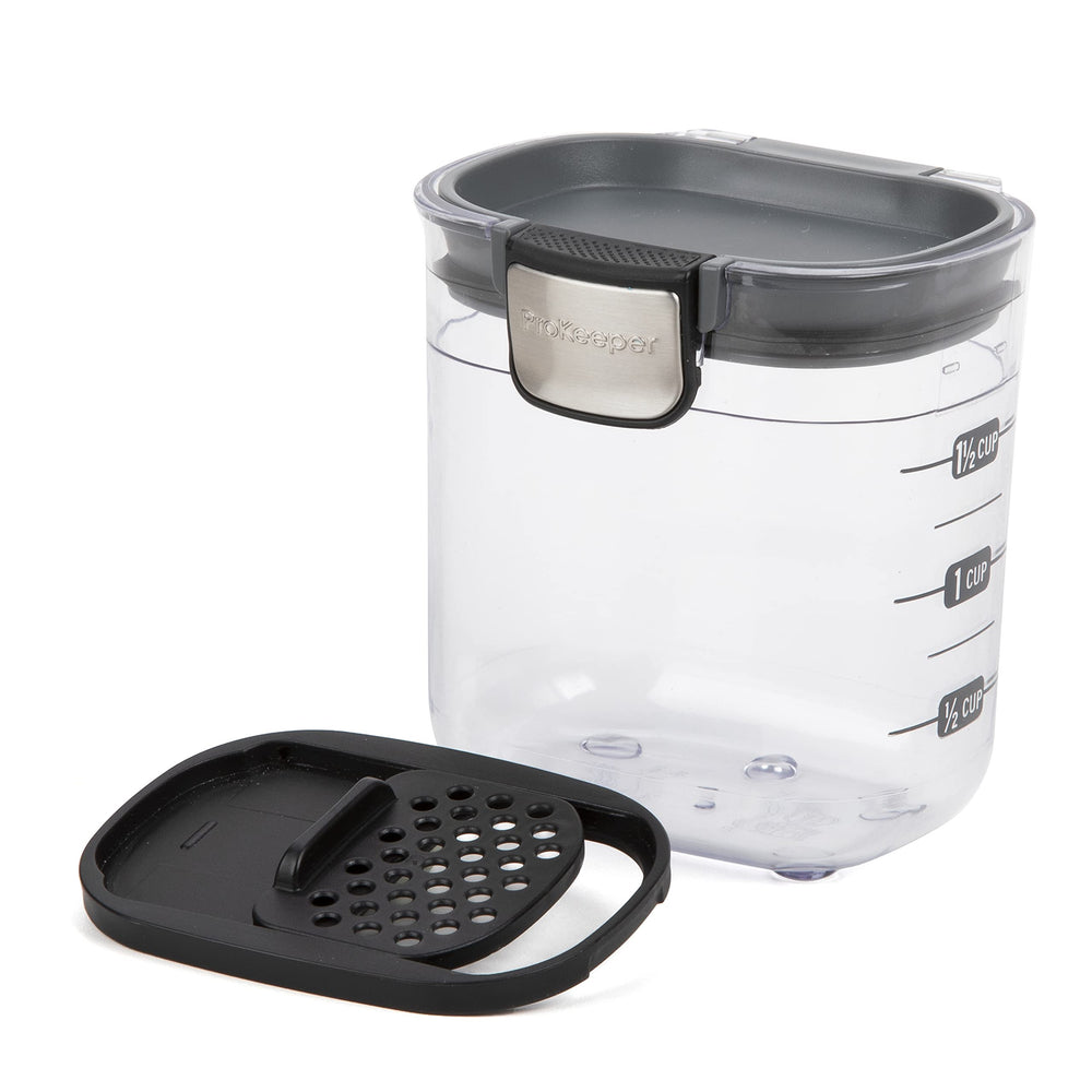ProKeeper+ mini 1.5-cup container with airtight seal preserves spices.