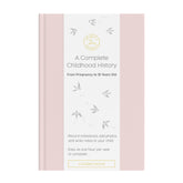 Promptly Journals baby book cover with embossed leatherette for lasting keepsake