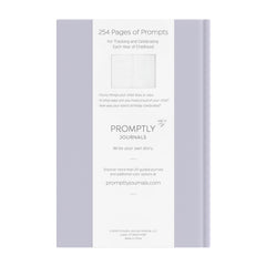 Promptly Journals embossed cover closeup showing premium craftsmanship