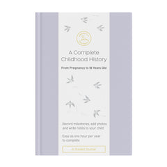 Promptly Journals lavender linen cover for a timeless keepsake