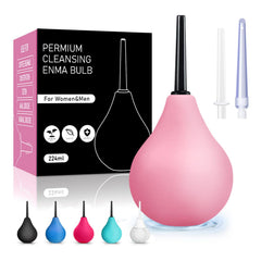 PropoDusche anal douche bottle pour, food-grade silicone and gentle design for comfortable cleaning.