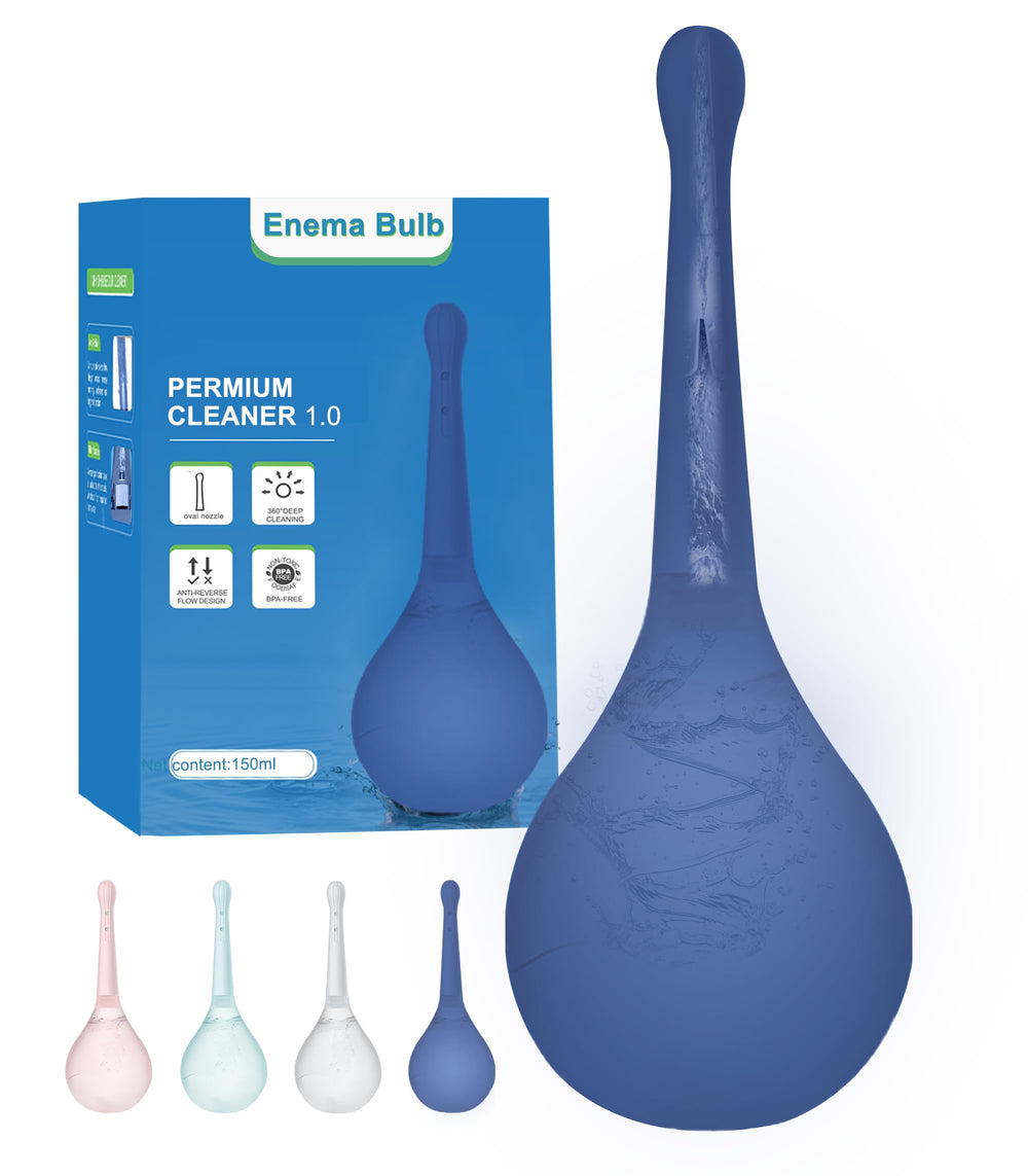 PropoDusche anti-backflow enema bulb with five spouts for safer cleansing.