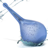 PropoDusche enema bulb with five metal spouts enabling even water distribution.