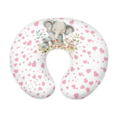 Psesaysky Elephant nursing pillow cover in soft fabric for baby's comfort