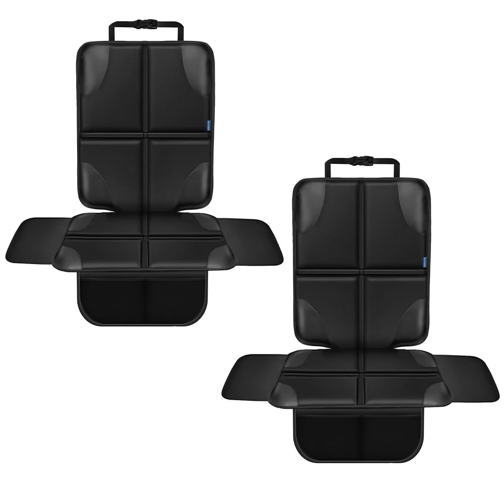 Psumuabrre car seat protector with thick padding shields upholstery from spills.