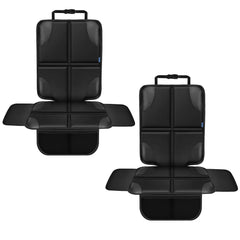 Psumuabrre car seat protector with thick padding shields upholstery from spills.
