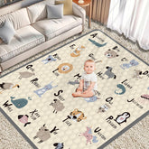Ptcide baby play mat spread on floor showing full area for safe play