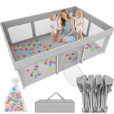 Ptcide foldable baby playpen 50x71 setup for instant safe play area.