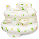ptlruzk inflatable baby seat with ear-dinosaur for sitting practice